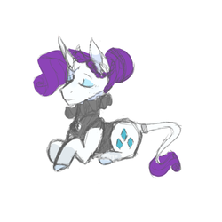 Size: 1024x1024 | Tagged: dead source, safe, artist:zosm, rarity, classical unicorn, pony, unicorn, g4, alternate hairstyle, clothes, cloven hooves, collar, doublet, dress, elizabethan, female, horn, leonine tail, ruff (clothing), solo, unshorn fetlocks