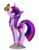 Size: 1719x2220 | Tagged: safe, artist:magnaluna, twilight sparkle, alicorn, butterfly, pony, g4, balancing, butterfly on nose, cheek fluff, chest fluff, colored wings, colored wingtips, cute, ear fluff, eyes on the prize, female, fluffy, heart eyes, insect on nose, leg fluff, looking up, mare, rock, shoulder fluff, simple background, smiling, solo, transparent background, twiabetes, twilight sparkle (alicorn), unshorn fetlocks, wingding eyes