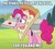 Size: 600x535 | Tagged: source needed, safe, edit, edited screencap, screencap, pinkie pie, earth pony, pony, g4, rock solid friendship, season 7, cropped, female, food, mare, memeful.com, pizza, pizza box, pizza delivery (spongebob episode), pizza head, pizza pie, reference, solo, spongebob squarepants