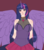 Size: 1000x1145 | Tagged: safe, artist:crimsonsnow, twilight sparkle, human, g4, beautiful, breasts, cleavage, clothes, dress, evening gloves, female, gloves, horn, horned humanization, humanized, long gloves, simple background, skirt, twilight sparkle (alicorn), winged humanization, wings