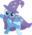 Size: 4142x4500 | Tagged: safe, artist:slb94, trixie, pony, unicorn, g4, absurd resolution, bipedal, cape, clothes, cute, diatrixes, female, filly, filly trixie, happy, hat, looking at you, mare, open mouth, simple background, smiling, solo, standing, standing on one leg, transparent background, trixie's cape, trixie's hat, vector, younger