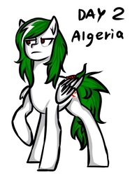 Size: 1236x1580 | Tagged: safe, artist:xanderserb, oc, oc only, pony, algeria, nation ponies, ponified, solo