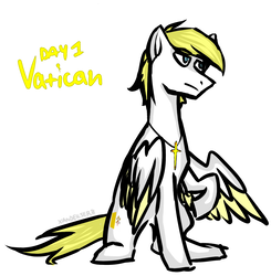 Size: 1537x1570 | Tagged: safe, artist:xanderserb, oc, oc only, pony, nation ponies, ponified, solo, vatican