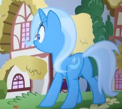 Size: 1202x1079 | Tagged: safe, screencap, trixie, pony, unicorn, all bottled up, g4, butt, female, mare, plot, solo