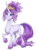 Size: 1000x1400 | Tagged: safe, artist:heilos, tree of harmony, oc, oc only, oc:harmony (heilos), classical unicorn, pony, unicorn, g4, big crown thingy, cloven hooves, elements of harmony, female, flower, flower in hair, horn, jewelry, leonine tail, mare, ponified, raised hoof, regalia, simple background, smiling, solo, transparent background, unshorn fetlocks