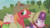 Size: 1920x1080 | Tagged: safe, screencap, big macintosh, sugar belle, earth pony, pig, pony, g4, hard to say anything, battle for sugar belle, hat, male, stallion