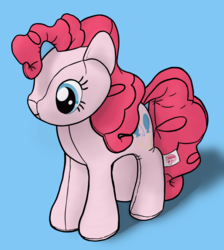 Size: 2094x2333 | Tagged: safe, artist:fluttershy_z, pinkie pie, earth pony, pony, g4, 4de, female, high res, plushie, ponk