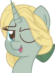 Size: 1230x1619 | Tagged: safe, artist:pastelhorses, dear darling, pony, unicorn, g4, hard to say anything, my little pony: friendship is magic, bust, one eye closed, simple background, solo, transparent background, wink