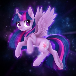 Size: 4000x4000 | Tagged: safe, artist:conniethecasanova, artist:doekitty, twilight sparkle, alicorn, pony, g4, absurd resolution, female, solo, twilight sparkle (alicorn), wallpaper