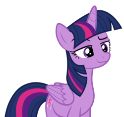 Size: 3171x3000 | Tagged: safe, artist:sollace, twilight sparkle, alicorn, pony, a flurry of emotions, g4, .svg available, female, folded wings, high res, mare, raised eyebrow, show accurate, simple background, smug, smuglight sparkle, solo, transparent background, twilight sparkle (alicorn), vector