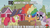 Size: 1280x720 | Tagged: safe, screencap, apple bloom, big macintosh, scootaloo, sweetie belle, earth pony, pony, g4, hard to say anything, agent rainbow head, cutie mark crusaders, dressup, groucho mask, male, op is a duck, shimmering spectacles, spyrate, stallion