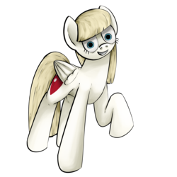 Size: 1400x1400 | Tagged: safe, artist:crashbrowns, oc, oc only, oc:heart stabber, pegasus, pony, female, mare, raised hoof, simple background, solo, transparent background