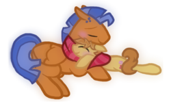 Size: 1256x763 | Tagged: safe, artist:thefanficfanpony, feather bangs, spearhead, pony, a flurry of emotions, g4, hard to say anything, base used, gay, male, shipping, simple background, spearbangs, transparent background