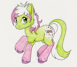 Size: 999x861 | Tagged: safe, artist:anniehyena, oc, oc only, earth pony, hamster, pony, pencil drawing, traditional art