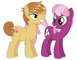 Size: 936x730 | Tagged: safe, cheerilee, feather bangs, earth pony, pony, g4, hard to say anything, crack shipping, featherlee, female, male, shipping, simple background, straight, transparent background