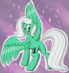 Size: 1000x1046 | Tagged: safe, artist:espeonna, oc, oc only, pegasus, pony, happy, smiling, solo