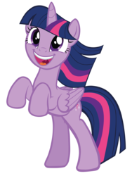 Size: 9844x13088 | Tagged: safe, artist:dragonm97hd, twilight sparkle, alicorn, pony, g4, the crystalling, absurd resolution, bipedal, bipedal leaning, cute, female, folded wings, leaning, mare, rearing, simple background, smiling, solo, transparent background, twiabetes, twilight sparkle (alicorn), vector