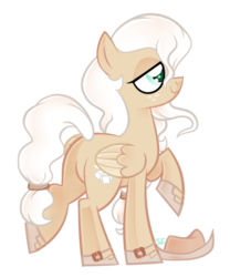 Size: 541x649 | Tagged: safe, artist:sugahfox, oc, oc only, oc:sugar salt, pegasus, pony, female, hat, mare, raised hoof, simple background, solo, transparent background, ych result