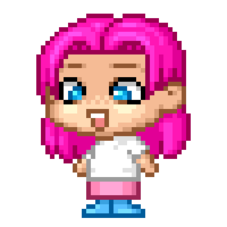 Size: 300x300 | Tagged: safe, artist:theanimefanz, derpibooru exclusive, pinkie pie, equestria girls, g4, alternate hairstyle, boots, clothes, pixel art, shoes, simple background, skirt, transparent background