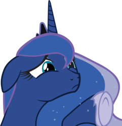 Size: 4226x4377 | Tagged: safe, artist:lykas13, princess luna, pony, g4, absurd resolution, female, floppy ears, simple background, solo, transparent background, vector