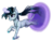 Size: 3424x2575 | Tagged: safe, artist:gaelledragons, oc, oc only, oc:gate, pony, unicorn, female, high res, magic, mare, portal, running, simple background, solo, transparent background, unshorn fetlocks