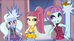 Size: 1366x768 | Tagged: safe, screencap, sour sweet, sugarcoat, sunny flare, equestria girls, equestria girls specials, g4, my little pony equestria girls: dance magic