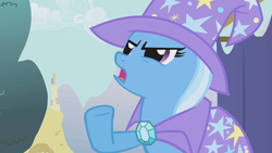 Size: 1280x720 | Tagged: safe, screencap, trixie, pony, unicorn, boast busters, g4, female, mare, solo