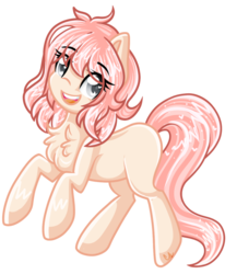 Size: 1024x1182 | Tagged: safe, artist:sketchyhowl, oc, oc only, earth pony, pony, female, mare, simple background, smiling, solo, transparent background