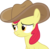 Size: 8236x7995 | Tagged: safe, artist:paganmuffin, apple bloom, earth pony, pony, g4, honest apple, my little pony: friendship is magic, absurd resolution, cowboy hat, female, hat, mare, sad, simple background, solo, transparent background, vector