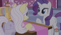 Size: 726x417 | Tagged: safe, screencap, lily lace, rarity, pony, g4, honest apple, butt, cute, female, lily lacebutt, mare, plot, see-through