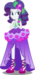 Size: 3575x7561 | Tagged: safe, artist:atomicmillennial, rarity, equestria girls, g4, my little pony equestria girls: legend of everfree, absurd resolution, clothes, crystal gala, crystal gala dress, dress, female, simple background, solo, transparent background, vector