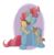 Size: 2058x2087 | Tagged: safe, artist:artikit, cup cake, pound cake, pumpkin cake, earth pony, pony, g4, cake twins, embrace, eyes closed, high res, mother and daughter, mother and son, mother's day, simple background, smiling