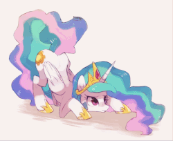 Size: 630x515 | Tagged: safe, artist:suikuzu, artist:szafir87, edit, princess celestia, alicorn, pony, animated, behaving like a cat, blinking, butt, butt shake, catlestia, cute, cutelestia, face down ass up, female, frown, gif, imminent pounce, invisible stallion, looking up, mare, plot, simple background, solo, white background, wiggle