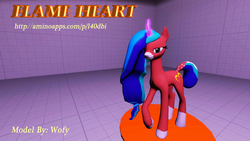 Size: 1920x1080 | Tagged: safe, oc, oc only, pony, 3d, solo