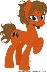Size: 3168x4869 | Tagged: safe, artist:neronemesis1, oc, oc only, oc:michael, earth pony, pony, beard, earth pony oc, facial hair, frown, high res, looking at you, male, raised hoof, simple background, solo, stallion, transparent background