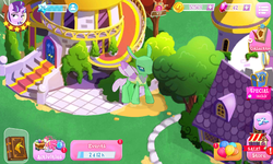 Size: 800x480 | Tagged: safe, gameloft, starlight glimmer, changedling, changeling, g4, canterlot, error, female, glitch, solo