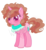 Size: 900x979 | Tagged: safe, artist:wishing-well-artist, oc, oc only, oc:flower cake, pony, unicorn, clothes, female, mare, scarf, simple background, solo, transparent background