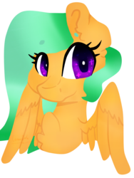 Size: 600x796 | Tagged: safe, artist:cometsparke, oc, oc only, oc:sunny bright, pegasus, pony, female, mare, simple background, solo, transparent background