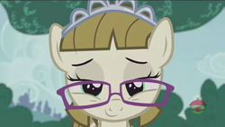 Size: 1366x768 | Tagged: safe, screencap, zippoorwhill, pony, forever filly, g4, female, glasses, lidded eyes, solo