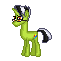 Size: 61x61 | Tagged: safe, artist:enzomersimpsons, oc, oc only, oc:pencil borrows, pony, unicorn, animated, gif, glasses, pixel art, simple background, solo, sprite, transparent background