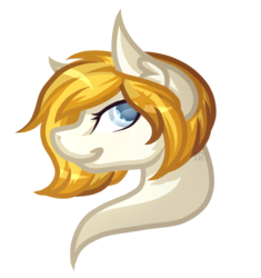 Size: 1435x1525 | Tagged: safe, artist:amazing-artsong, oc, oc only, oc:sunflower (moonlightdisease), earth pony, pony, bust, female, mare, portrait, simple background, solo, transparent background