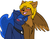 Size: 2021x1591 | Tagged: safe, artist:jolliapplegirl, princess luna, oc, alicorn, pony, sphinx, g4, blushing, canon x oc, feline, female, male, mare, next generation, shipping, sphinx oc, stallion, straight, third eye