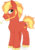 Size: 637x900 | Tagged: safe, artist:tambelon, oc, oc only, oc:peach fuzz, earth pony, pony, beard, facial hair, male, offspring, parent:big macintosh, parent:sugar belle, parents:sugarmac, simple background, solo, stallion, transparent background, watermark