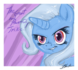 Size: 674x600 | Tagged: safe, artist:caycowa, trixie, pony, unicorn, g4, female, mare, solo