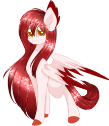 Size: 1024x1185 | Tagged: safe, artist:php146, oc, oc only, oc:sora, pegasus, pony, colored pupils, eye clipping through hair, female, looking at you, mare, simple background, solo, transparent background
