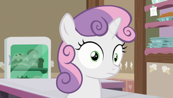 Size: 1920x1090 | Tagged: safe, screencap, sweetie belle, pony, forever filly, g4, female, solo