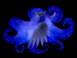Size: 3264x2448 | Tagged: safe, artist:liefsong, princess luna, pony, g4, black background, female, high res, simple background, solo
