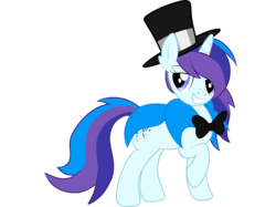 Size: 2732x2048 | Tagged: safe, artist:prismaticstars, oc, oc only, oc:cardstar clef, pony, unicorn, cape, clothes, female, hat, high res, mare, simple background, solo, top hat, transparent background, vector