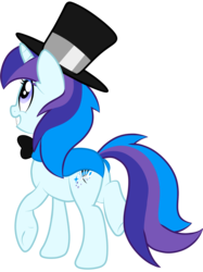 Size: 2048x2732 | Tagged: safe, artist:prismaticstars, oc, oc only, oc:cardstar clef, pony, unicorn, cape, clothes, female, hat, high res, mare, simple background, solo, top hat, transparent background, vector