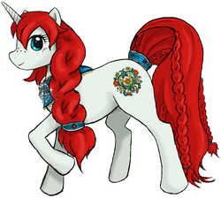 Size: 860x769 | Tagged: safe, oc, oc only, oc:freya, pony, freya (norse), simple background, solo, white background